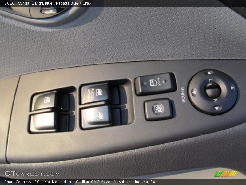 Regatta Blue / Gray 2010 Hyundai Elantra Blue