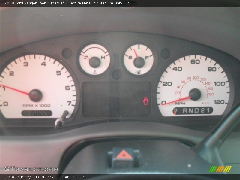 Redfire Metallic / Medium Dark Flint 2008 Ford Ranger Sport SuperCab