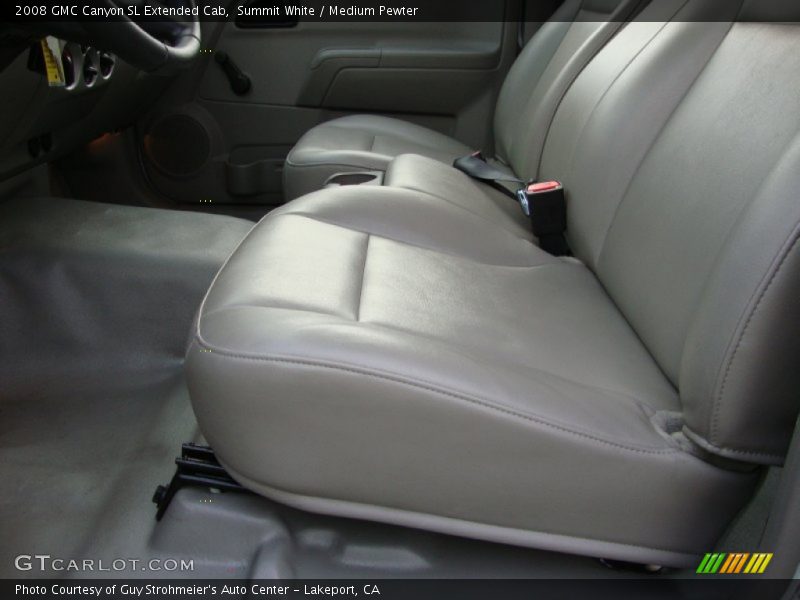Summit White / Medium Pewter 2008 GMC Canyon SL Extended Cab