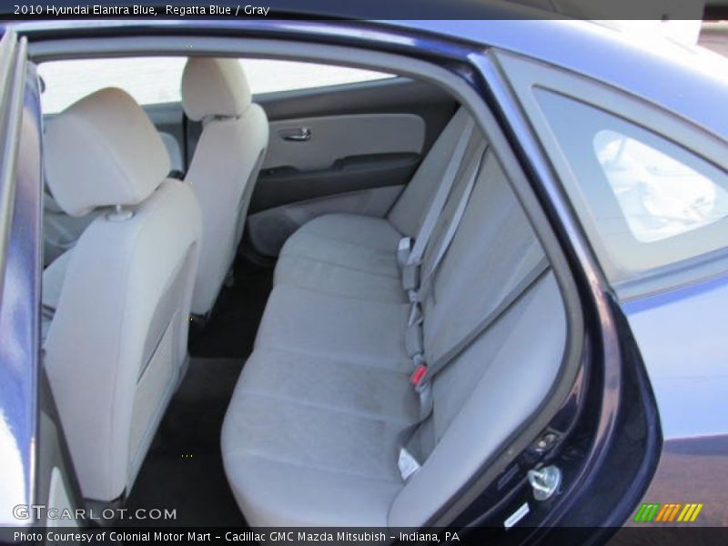 Regatta Blue / Gray 2010 Hyundai Elantra Blue
