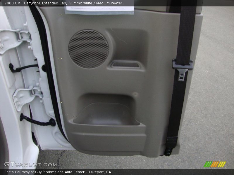 Summit White / Medium Pewter 2008 GMC Canyon SL Extended Cab