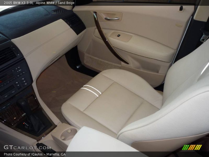 Alpine White / Sand Beige 2005 BMW X3 3.0i
