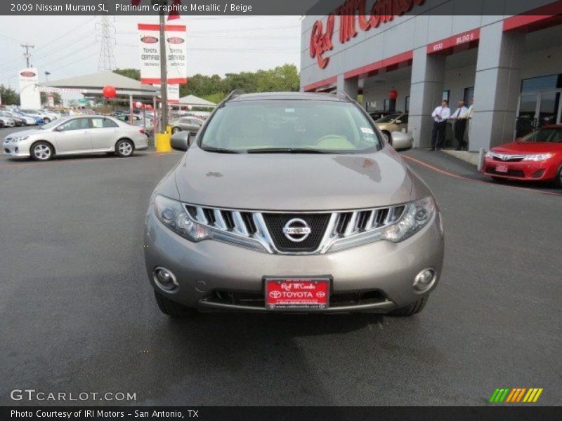 Platinum Graphite Metallic / Beige 2009 Nissan Murano SL