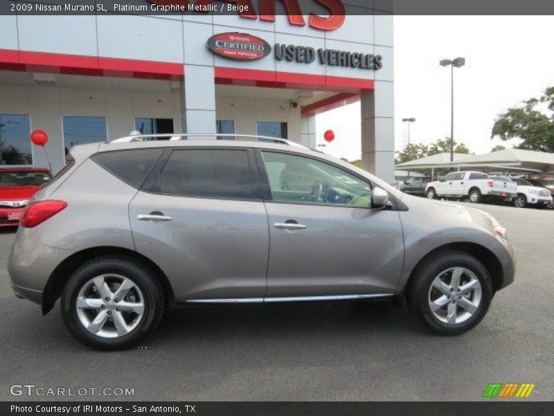 Platinum Graphite Metallic / Beige 2009 Nissan Murano SL