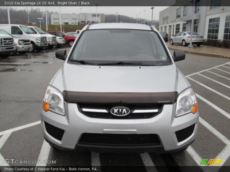 Bright Silver / Black 2010 Kia Sportage LX V6 4x4