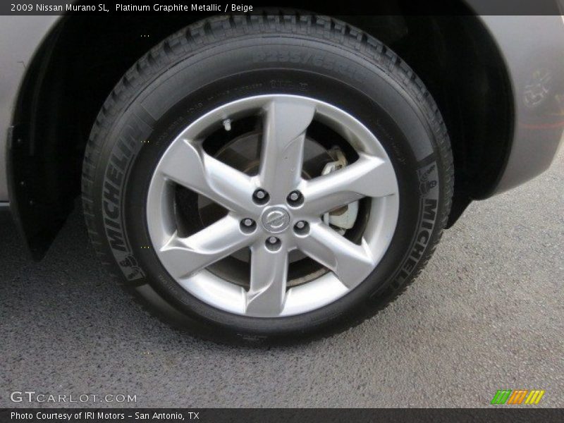 Platinum Graphite Metallic / Beige 2009 Nissan Murano SL