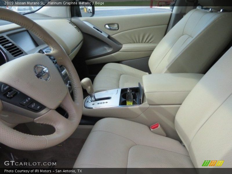 Platinum Graphite Metallic / Beige 2009 Nissan Murano SL
