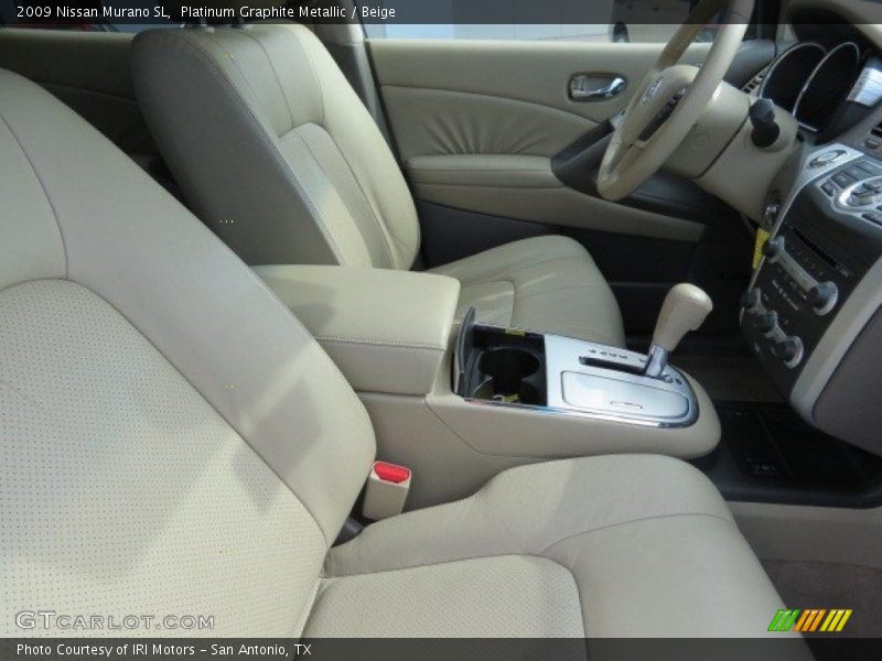 Platinum Graphite Metallic / Beige 2009 Nissan Murano SL