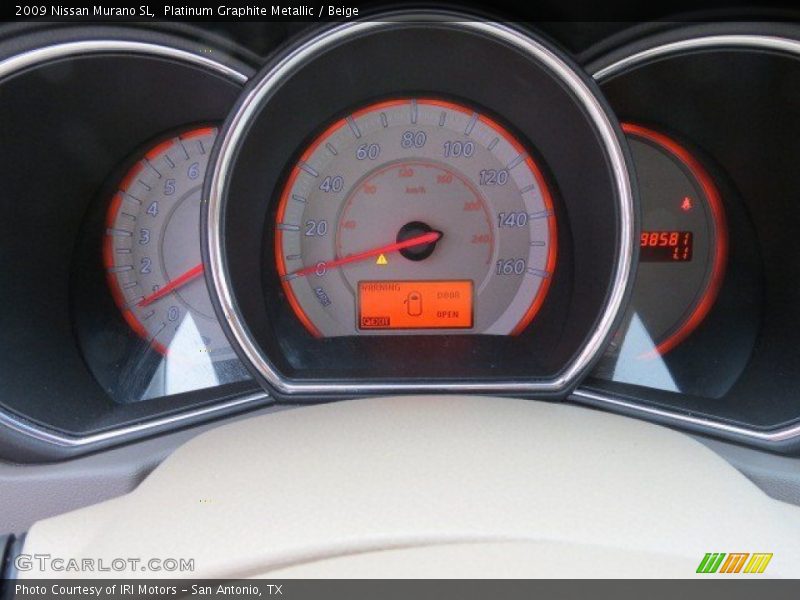 Platinum Graphite Metallic / Beige 2009 Nissan Murano SL