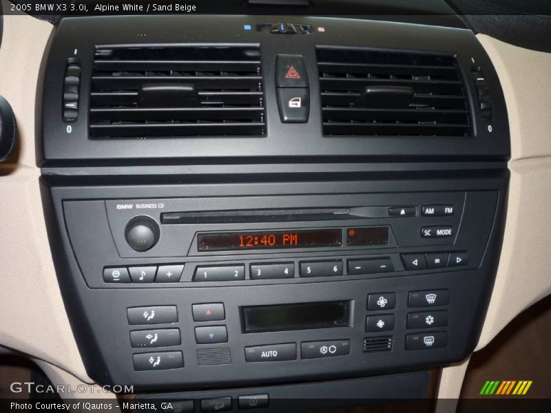 Alpine White / Sand Beige 2005 BMW X3 3.0i