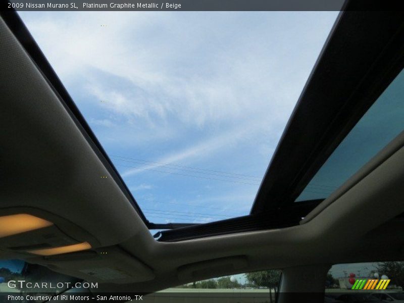 Platinum Graphite Metallic / Beige 2009 Nissan Murano SL