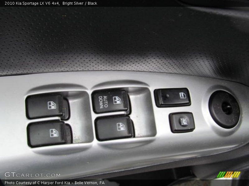 Bright Silver / Black 2010 Kia Sportage LX V6 4x4