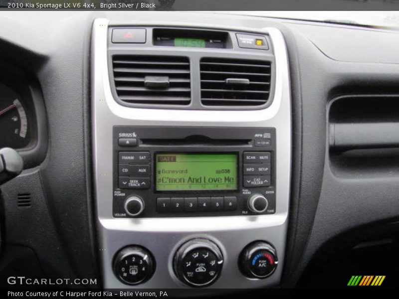 Bright Silver / Black 2010 Kia Sportage LX V6 4x4