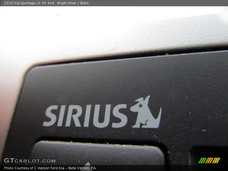 Bright Silver / Black 2010 Kia Sportage LX V6 4x4