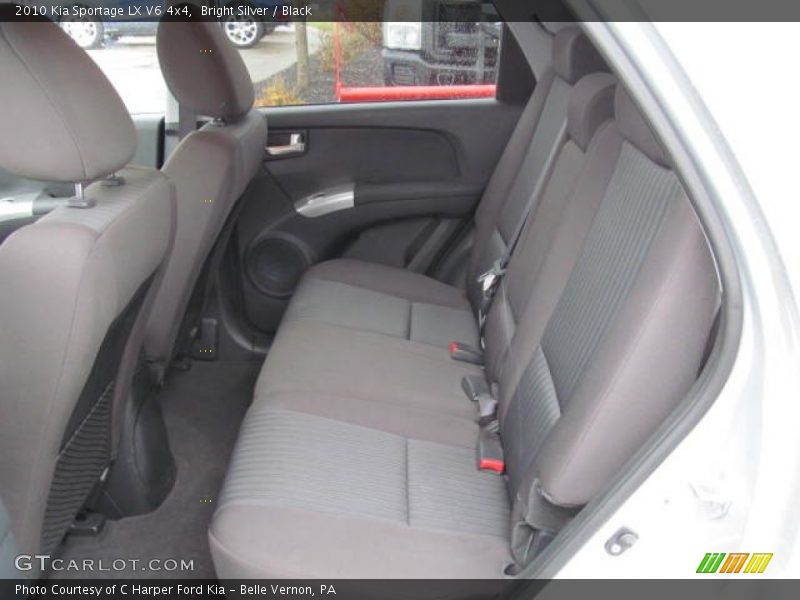Bright Silver / Black 2010 Kia Sportage LX V6 4x4