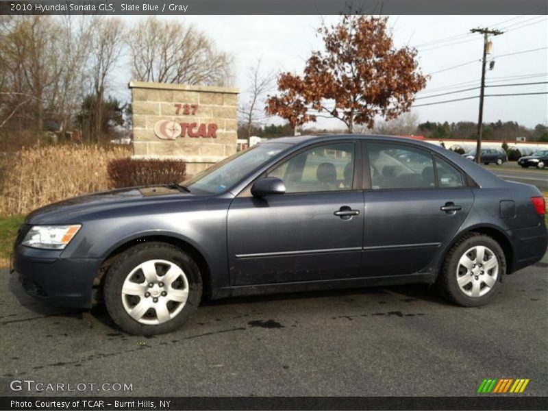 Slate Blue / Gray 2010 Hyundai Sonata GLS