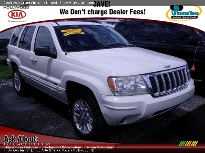 Stone White / Sandstone 2004 Jeep Grand Cherokee Limited