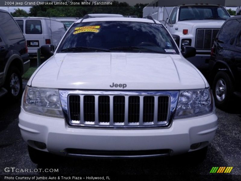 Stone White / Sandstone 2004 Jeep Grand Cherokee Limited