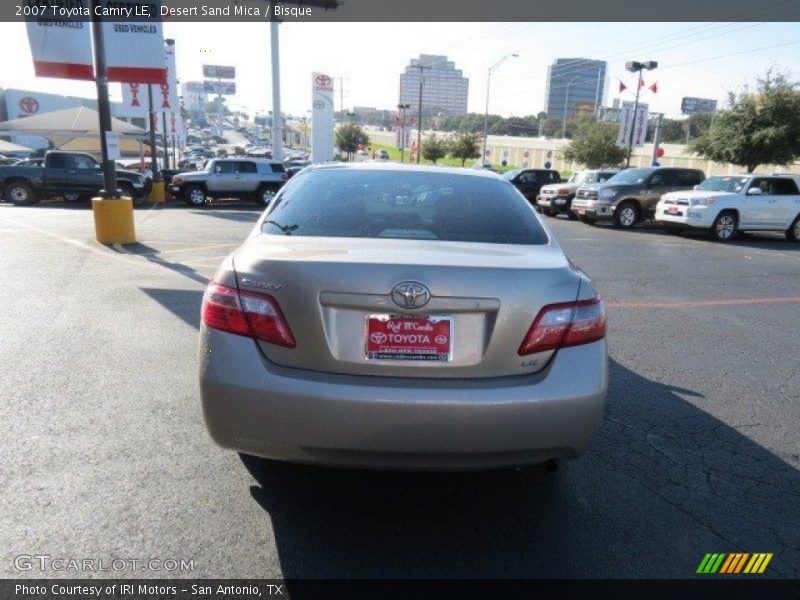 Desert Sand Mica / Bisque 2007 Toyota Camry LE