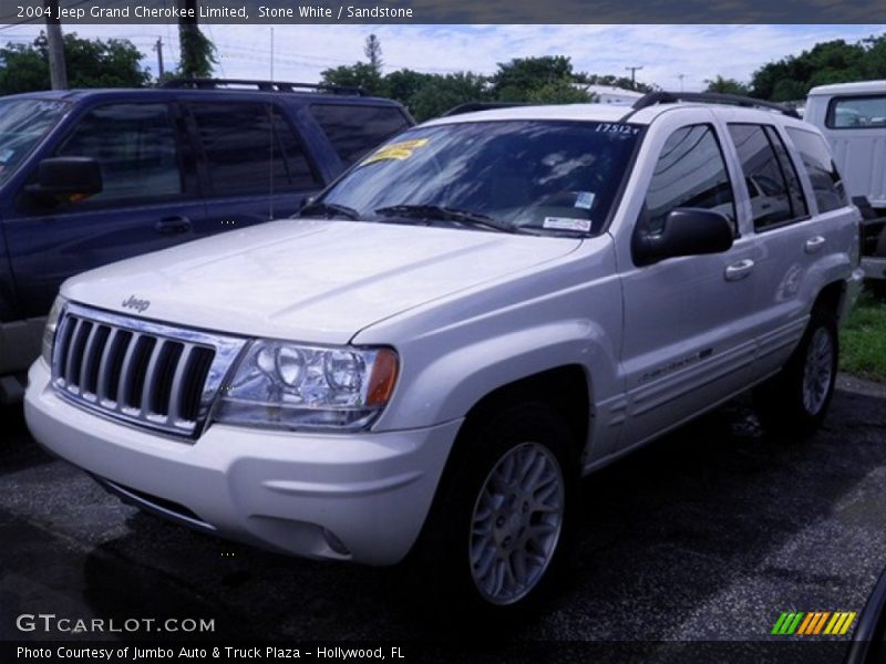 Stone White / Sandstone 2004 Jeep Grand Cherokee Limited