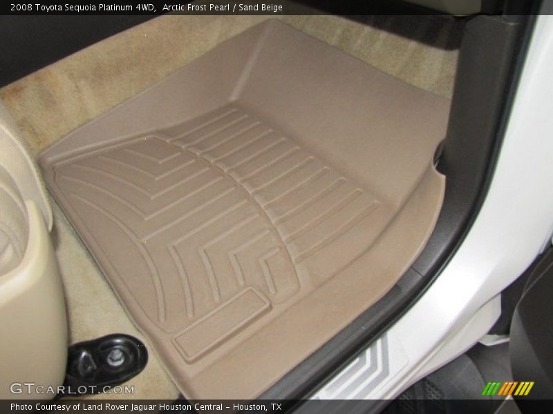 Arctic Frost Pearl / Sand Beige 2008 Toyota Sequoia Platinum 4WD