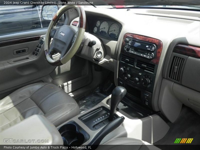 Stone White / Sandstone 2004 Jeep Grand Cherokee Limited