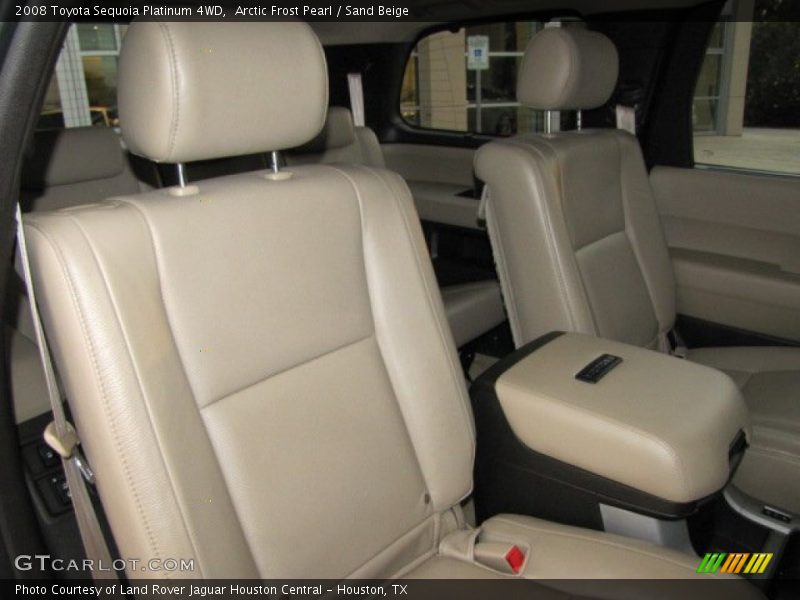 Arctic Frost Pearl / Sand Beige 2008 Toyota Sequoia Platinum 4WD
