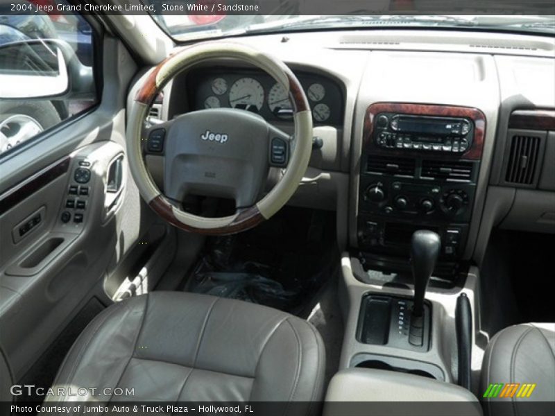 Stone White / Sandstone 2004 Jeep Grand Cherokee Limited