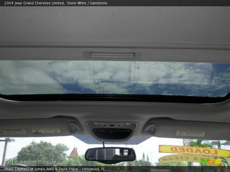 Stone White / Sandstone 2004 Jeep Grand Cherokee Limited