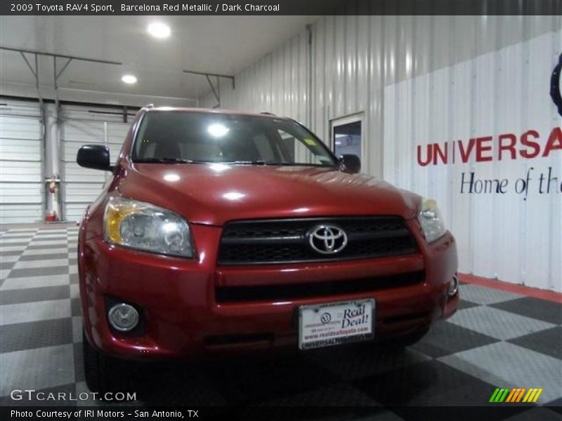 Barcelona Red Metallic / Dark Charcoal 2009 Toyota RAV4 Sport