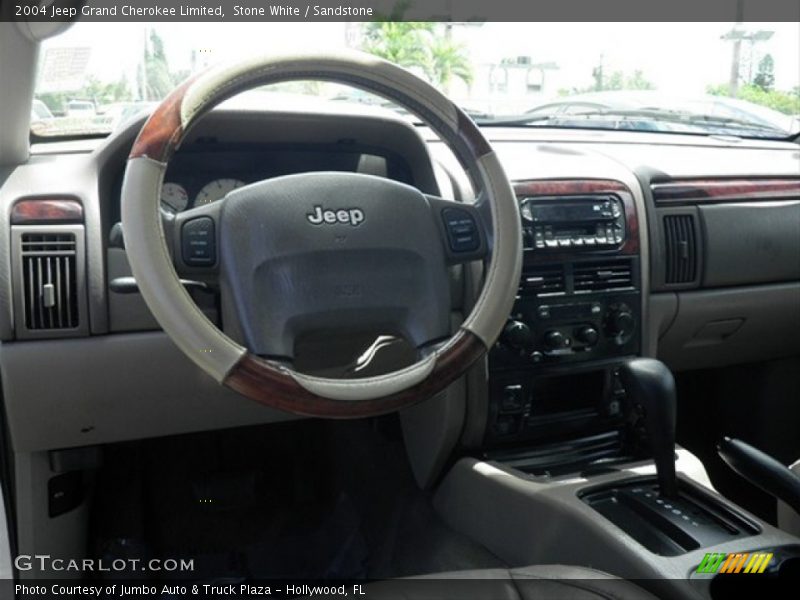 Stone White / Sandstone 2004 Jeep Grand Cherokee Limited