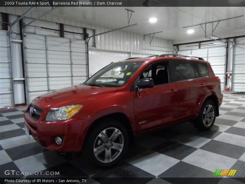 Barcelona Red Metallic / Dark Charcoal 2009 Toyota RAV4 Sport