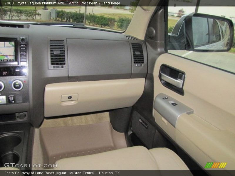 Arctic Frost Pearl / Sand Beige 2008 Toyota Sequoia Platinum 4WD
