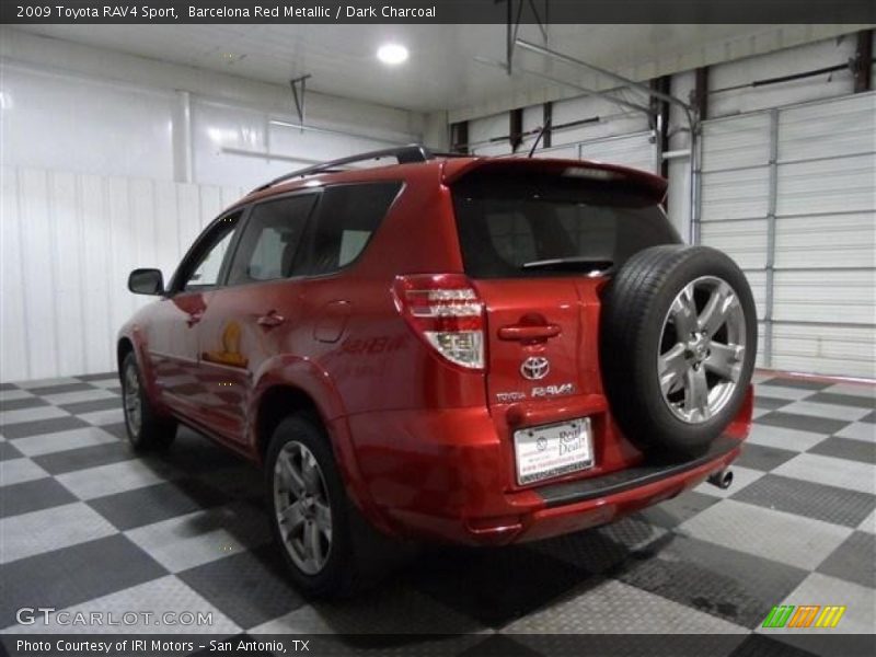 Barcelona Red Metallic / Dark Charcoal 2009 Toyota RAV4 Sport