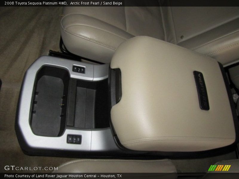 Arctic Frost Pearl / Sand Beige 2008 Toyota Sequoia Platinum 4WD