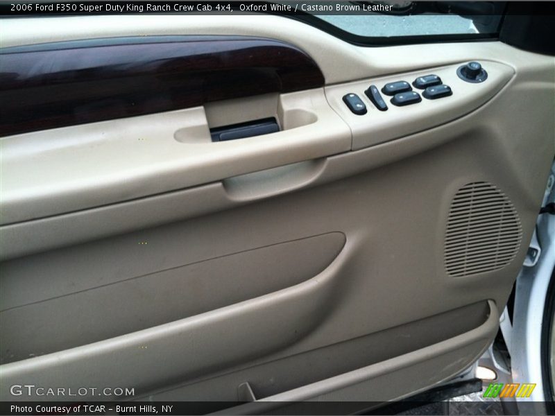 Oxford White / Castano Brown Leather 2006 Ford F350 Super Duty King Ranch Crew Cab 4x4