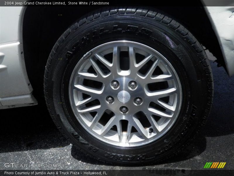 Stone White / Sandstone 2004 Jeep Grand Cherokee Limited