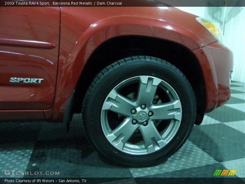 Barcelona Red Metallic / Dark Charcoal 2009 Toyota RAV4 Sport