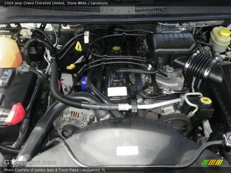 Stone White / Sandstone 2004 Jeep Grand Cherokee Limited