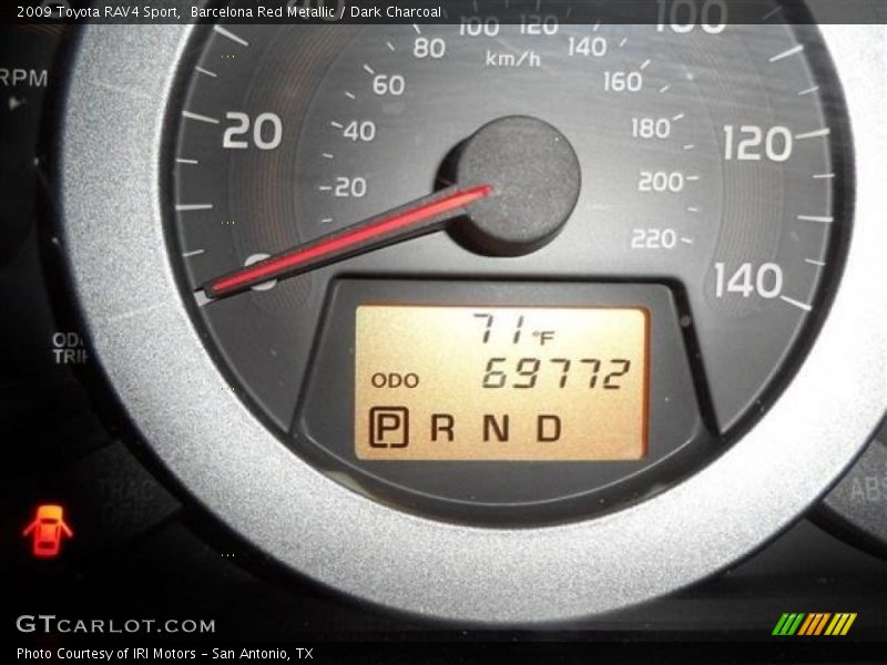 Barcelona Red Metallic / Dark Charcoal 2009 Toyota RAV4 Sport