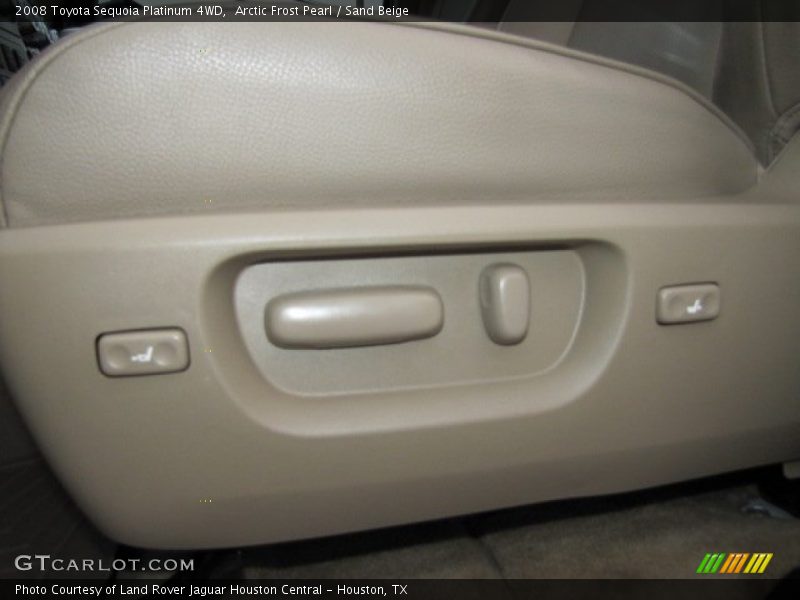 Arctic Frost Pearl / Sand Beige 2008 Toyota Sequoia Platinum 4WD