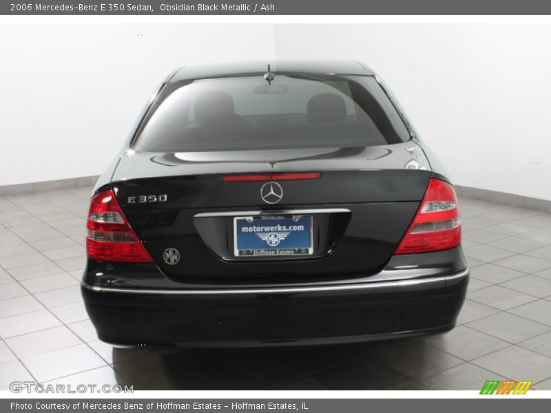 Obsidian Black Metallic / Ash 2006 Mercedes-Benz E 350 Sedan