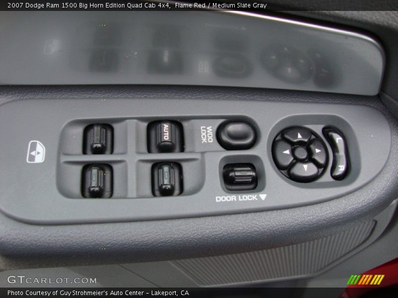 Controls of 2007 Ram 1500 Big Horn Edition Quad Cab 4x4