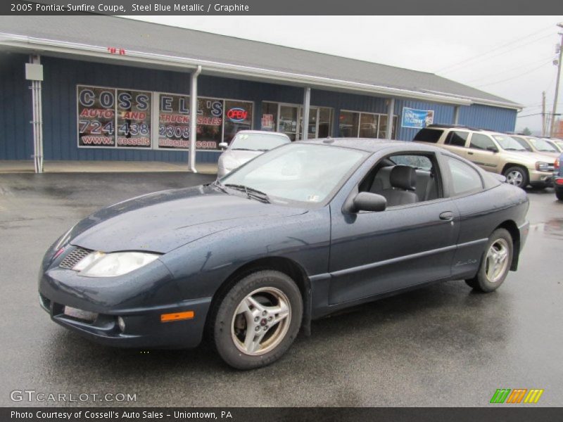 Steel Blue Metallic / Graphite 2005 Pontiac Sunfire Coupe