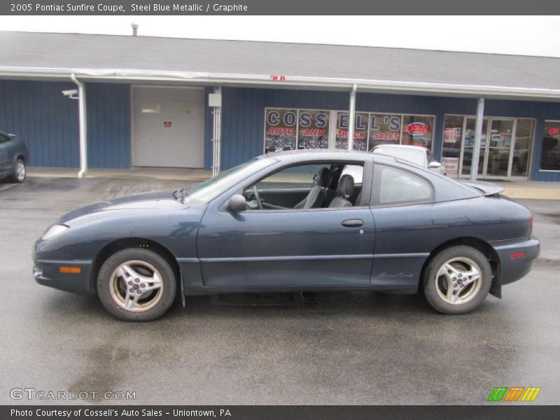 Steel Blue Metallic / Graphite 2005 Pontiac Sunfire Coupe