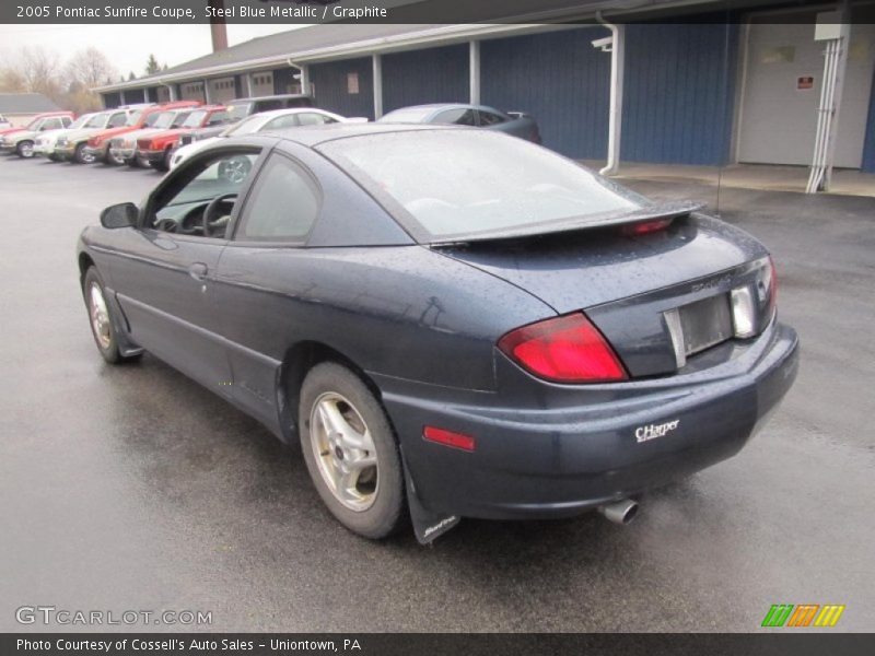 Steel Blue Metallic / Graphite 2005 Pontiac Sunfire Coupe