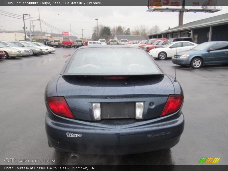 Steel Blue Metallic / Graphite 2005 Pontiac Sunfire Coupe