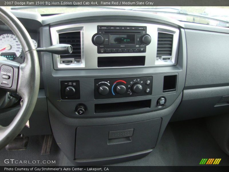 Controls of 2007 Ram 1500 Big Horn Edition Quad Cab 4x4