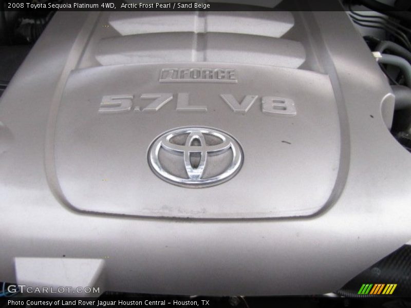Arctic Frost Pearl / Sand Beige 2008 Toyota Sequoia Platinum 4WD