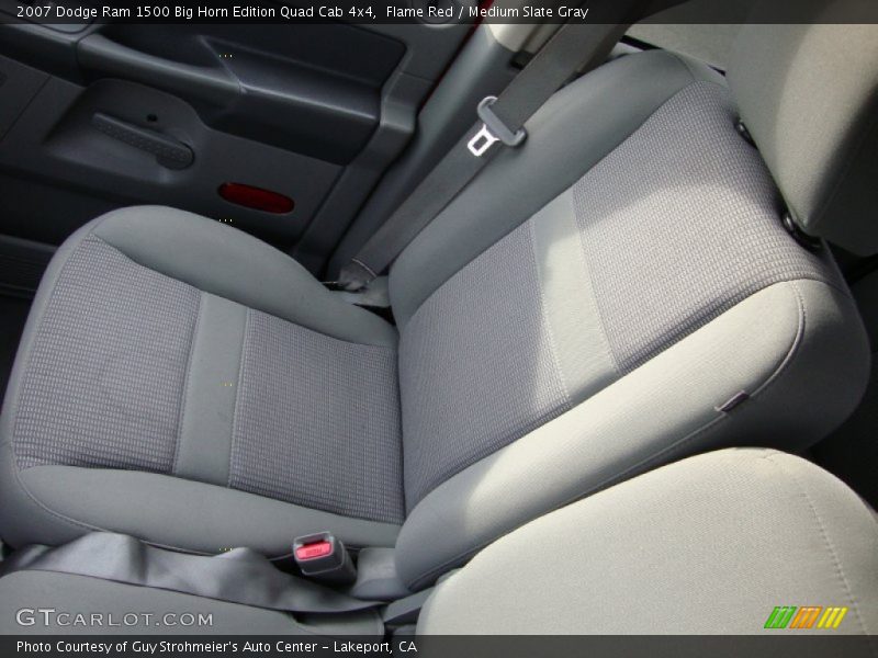 Flame Red / Medium Slate Gray 2007 Dodge Ram 1500 Big Horn Edition Quad Cab 4x4
